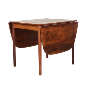 Stół palisandrowy, duński design, lata 70, produkcja: Dania