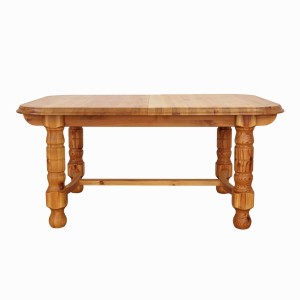Stół sosnowy, duński design, lata 70, produkcja: Dania