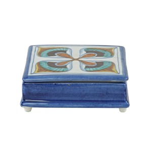 Ceramiczne puzderko Toscari, włoski design, lata 70, produkcja: Włochy