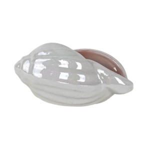 Porcelanowa muszla, włoski design, lata 70, produkcja: Włochy