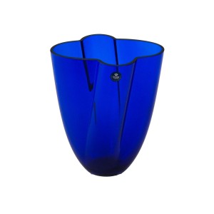 Wazon kobaltowy, duński design, lata 80, producent: Royal Copenhagen