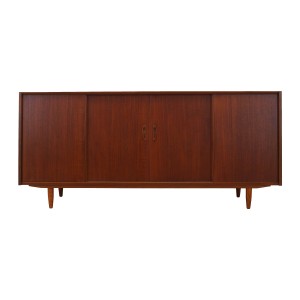 Sideboard tekowy, duński design, lata 70, produkcja: Dania