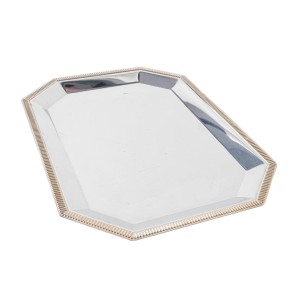 Taca ze stali nierdzewnej, włoski design, lata 70, produkcja: Włochy