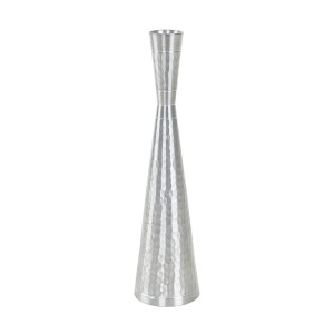 Świecznik metalowy, włoski design, lata 70, produkcja: Włochy