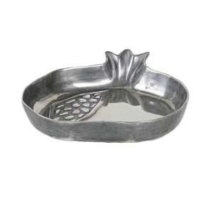 Patera metalowa, włoski design, lata 60, produkcja: Silea