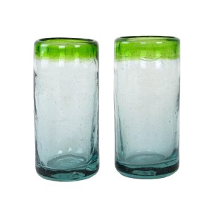 Komplet dwóch szklanek, duński design, lata 70, produkcja: Dania