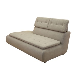 Sofa beżowa, włoski design, lata 80, produkcja: Włochy