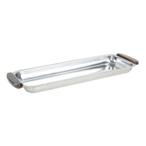 Taca ze stali nierdzewnej, duński design, lata 70, produkcja: Dania