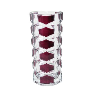 Wazon szklany Windsor, francuski design, lata 70, produkcja: Luminarc, designer: J.G. Durand