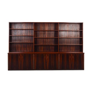 Biblioteczka palisandrowa, duński design, lata 70, produkcja: Dania