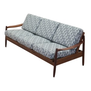 Sofa tekowa, duński design, lata 70, produkcja: Dania