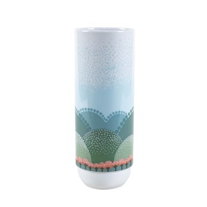Wazon porcelanowy, europejski design, lata 70, designer: A. Pozzi & I. Rabuzin, produkcja: Rosenthal