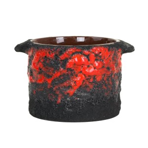 Wazon ceramiczny, Fat Lava, niemiecki design, lata 60, produkcja: Niemcy