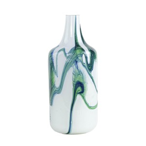 Wazon szklany, duński design, lata70, produkcja: Dania
