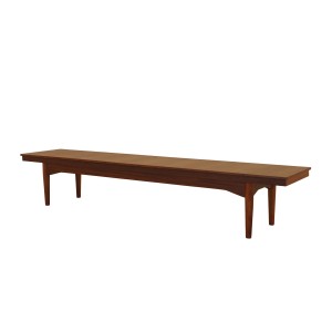 Lowboard tekowy, duński design, lata 70, produkcja: Dania