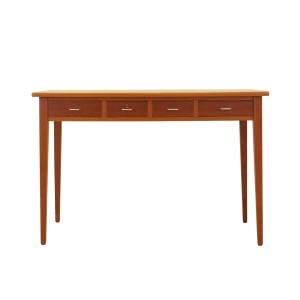 Biurko tekowe, duński design, lata 70, produkcja: Dania