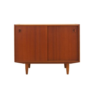 Szafka tekowa, duński design, lata 70, produkcja: Dania