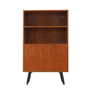 Regał tekowy, duński design, lata 70, produkcja: Dania