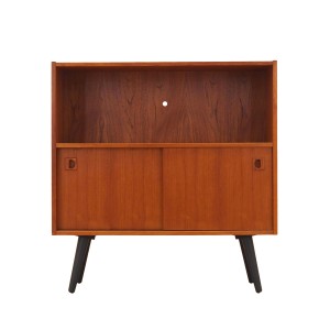 Regał tekowy, duński design, lata 70, produkcja: Dania