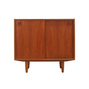 Szafka tekowa, duński design, lata 70, produkcja: Dania