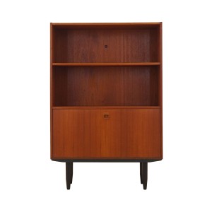 Regał tekowy, duński design, lata 70, produkcja: Dania