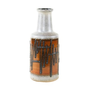 Wazon ceramiczny, niemiecki design, lata 70, produkcja: VEB HALDENSLABEN