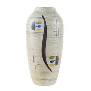 Wazon ceramiczny, niemiecki design, lata 70, produkcja: West Germany