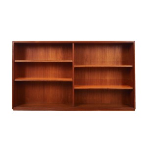 Regał tekowy, niemiecki design, lata 70, produkcja: RT Möbel