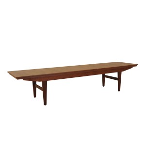Lowboard tekowy, duński design, lata 70, produkcja: Dania