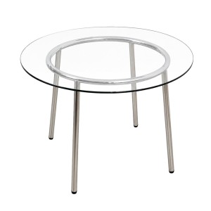 Stół szklany, włoski design, lata 80, produkcja: Włochy