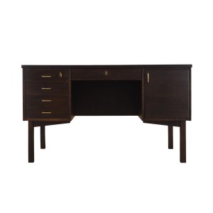 Biurko dębowe, duński design, lata 70, produkcja: Dania