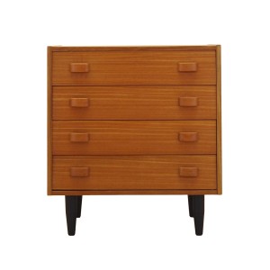 Komoda tekowa, duński design, lata 60, produkcja: Dania