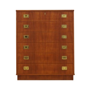 Komoda tekowa, duński design, lata 60, produkcja: Dania