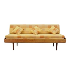 Sofa rozkładana, duński design, lata 70, produkcja: Dania
