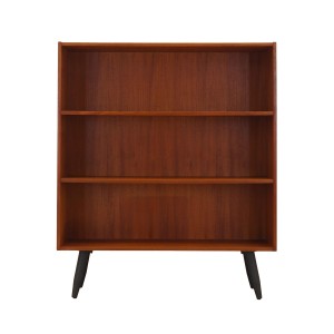 Regał tekowy, duński design, lata 70, produkcja: Clausen & Søn