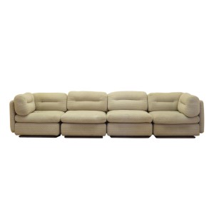 Sofa modułowa Kiitos, włoski design, lata 70, designer: Titina Ammannati & Giampiero Vitelli, produkcja: Rossi di Albizzate