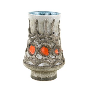Wazon ceramiczny, niemiecki design, lata 60, produkcja: Strehla