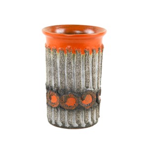 Wazon ceramiczny, niemiecki design, lata 60, produkcja: Strehla