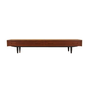 Lowboard tekowy, duński design, lata 60, produkcja: Dania
