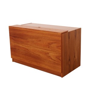 Komoda na gramofon, duński design, lata 70, produkcja: Dania