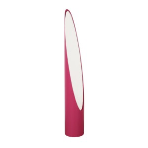Lustro Lipstick różowe, włoski design, lata 70, projektant: Rodolfo Bonetto