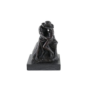 Figurka matki z dzieckiem w stylu Art Deco, rzeźba sygnowana Rodin, przełom wieków