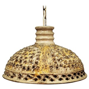 Żyrandol ceramiczny, duński design, lata 60, produkcja: Dania