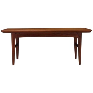Ława tekowa, duński design, lata 70