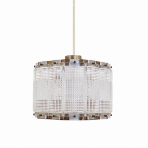 Lampa wisząca, duński design, lata 70, produkcja: Dania