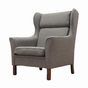 Fotel uszak, duński design, lata 70, produkcja: Dania