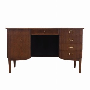 Biurko dębowe, duński design, lata 70, produkcja: Dania