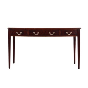Biurko mahoniowe, duński design, lata 70, produkcja: Dania