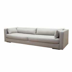 Sofa szara, skandynawski design, lata 00