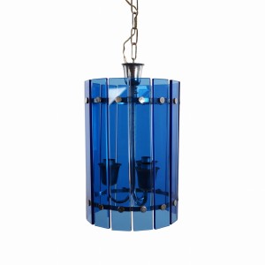 Lampa wisząca, włoski design, lata 70, produkcja: Włochy